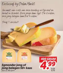 Dekamarkt Egmonder jong of jong belegen 50+ kaas aanbieding