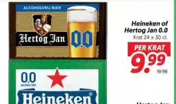 Dekamarkt Heineken of hertog jan 0,0 aanbieding