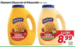 Dekamarkt Diamant frituurvet of frituurolie aanbieding