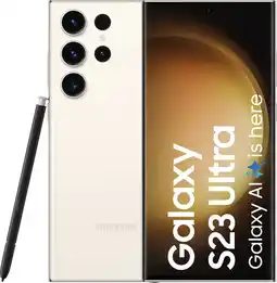 Bol.com Samsung Galaxy S23 Ultra 5G - 256GB - Cream aanbieding