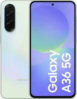 Bol.com Samsung Galaxy A36 5G - 128GB - Awesome Lime aanbieding