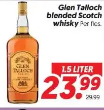 Dekamarkt Glen Talloch blended Scotch whisky aanbieding