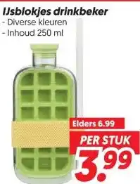Dekamarkt Ijsblokjes drinkbeker aanbieding