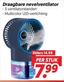 Dekamarkt Draagbare nevelventilator aanbieding