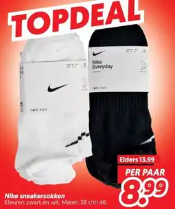 Dekamarkt Nike sneakersokken aanbieding