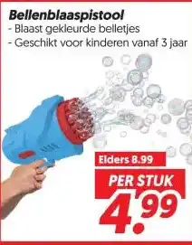 Dekamarkt Bellenblaaspistool aanbieding