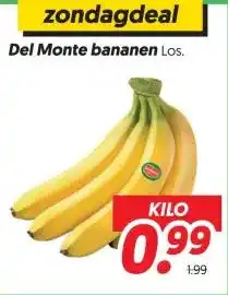 Dekamarkt Del monte bananen aanbieding