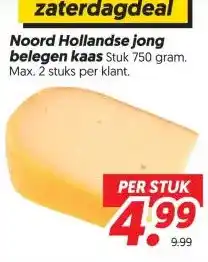 Dekamarkt Noord hollandse jong belegen kaas aanbieding