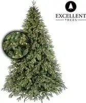 Bol.com Premium Kerstboom Excellent Trees LED Kalmar 210 cm met verlichting - 450 Lampjes - ⌀137cm - 210cm aanbieding