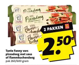 Boni Tante Fanny vers pizzadeeg met saus of flammkuchendeeg aanbieding