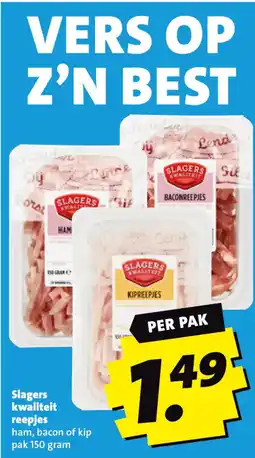 Boni Slagers kwaliteit reepjes aanbieding