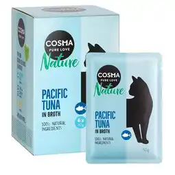 Zooplus 36x50g Nature Maaltijdzakjes Pacifische tonijn Cosma Kattenvoer aanbieding