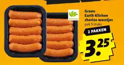 Boni Green earth kitchen chorizo worstjes aanbieding