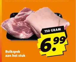 Boni Buikspek aan het stuk aanbieding