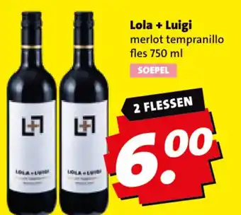 Boni Lola + luigi merlot tempranillo aanbieding
