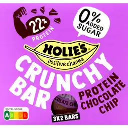 Dekamarkt Holie's Protein chocolate chip 3 st aanbieding