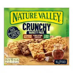 Dekamarkt Nature Valley Crunchy variety 5 st aanbieding