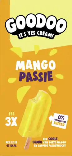 Dekamarkt Goodoo Mango passie 3 st aanbieding