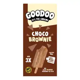 Dekamarkt Goodoo Choco brownie 3 st aanbieding