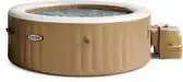 Bol.com Intex PureSpa Sahara Tan Bubble Massage Set 4-persoons - Ø 196 x 71 cm aanbieding