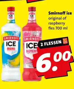 Boni Smirnoff ice original of raspberry aanbieding