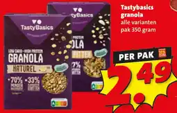 Boni Tastybasics granola aanbieding