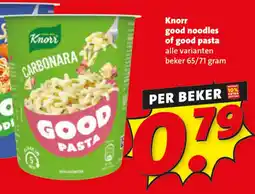 Boni Knorr good noodles of good pasta aanbieding