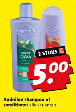 Boni Andrélon shampoo of conditioner aanbieding