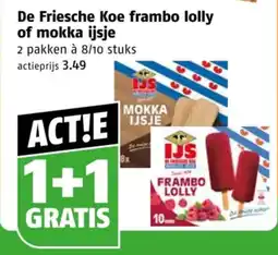 Poiesz De friesche koe frambo lolly of mokka ijsje aanbieding
