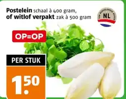 Poiesz Postelein of witlof verpakt aanbieding
