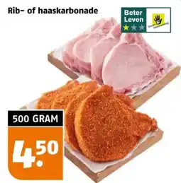 Poiesz Rib of haaskarbonade aanbieding
