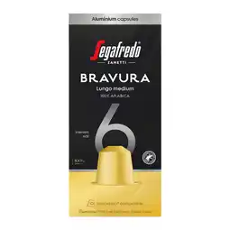 Koffievoordeel.nl Segafredo Bravura Lungo Medium - 10 koffiecups aanbieding