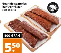 Poiesz Gegrilde spareribs kant en klaar aanbieding