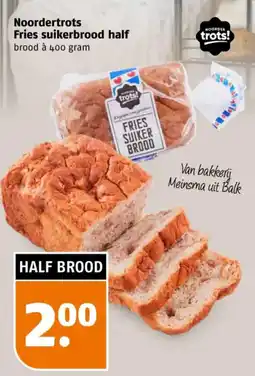 Poiesz Noordertrots fries suikerbrood half aanbieding