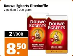 Poiesz Douwe egberts filterkoffie aanbieding