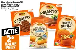 Poiesz Mora pikanto, kaassoufflé, crispy chicken, carrero, kipkorn of bamischijf aanbieding