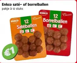 Poiesz Enkco saté of borrelballen aanbieding