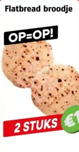 Poiesz Flatbread broodje aanbieding