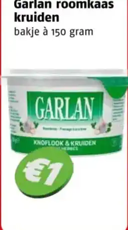 Poiesz Garlan roomkaas kruiden aanbieding