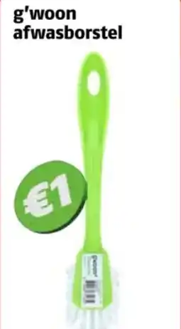 Poiesz G'woon afwasborstel aanbieding