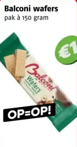 Poiesz Balconi wafers aanbieding