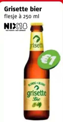 Poiesz Grisette bier aanbieding