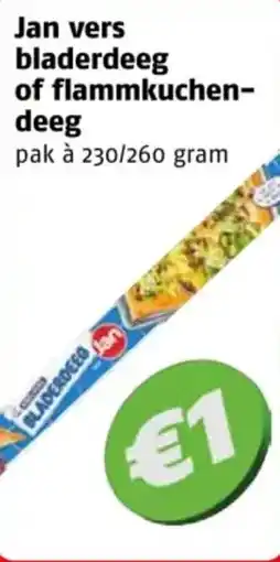 Poiesz Jan vers bladerdeeg of flammkuchen deeg aanbieding