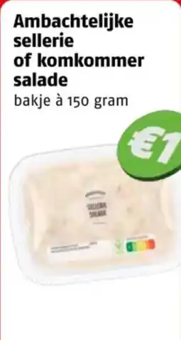 Poiesz Ambachtelijke sellerie of komkommer salade aanbieding