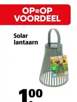 Poiesz Solar lantaarn aanbieding