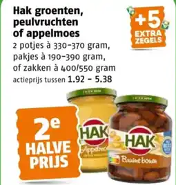 Poiesz Hak groenten, peulvruchten of appelmoes aanbieding