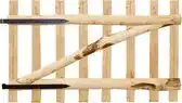 Bol.com vidaXL - Poort - enkel - 100x60 - cm - hazelaarhout aanbieding