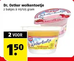 Poiesz Dr. oetker wolkentoetje aanbieding