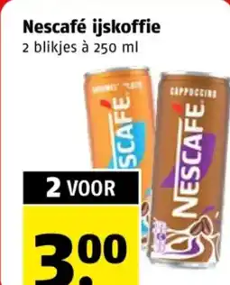Poiesz Nescafé ijskoffie aanbieding