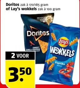Poiesz Doritos of Lay's wokkels aanbieding